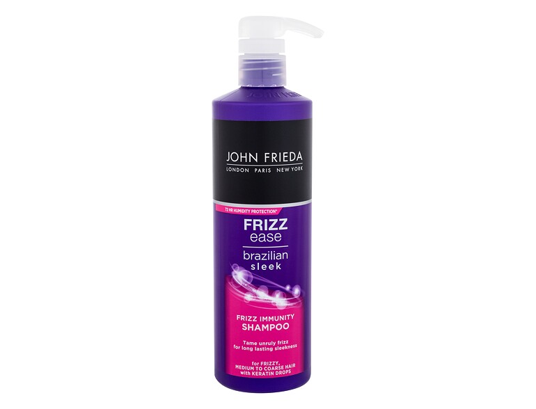 Shampoo John Frieda Frizz Ease Brazilian Sleek 500 ml Beschädigtes Flakon