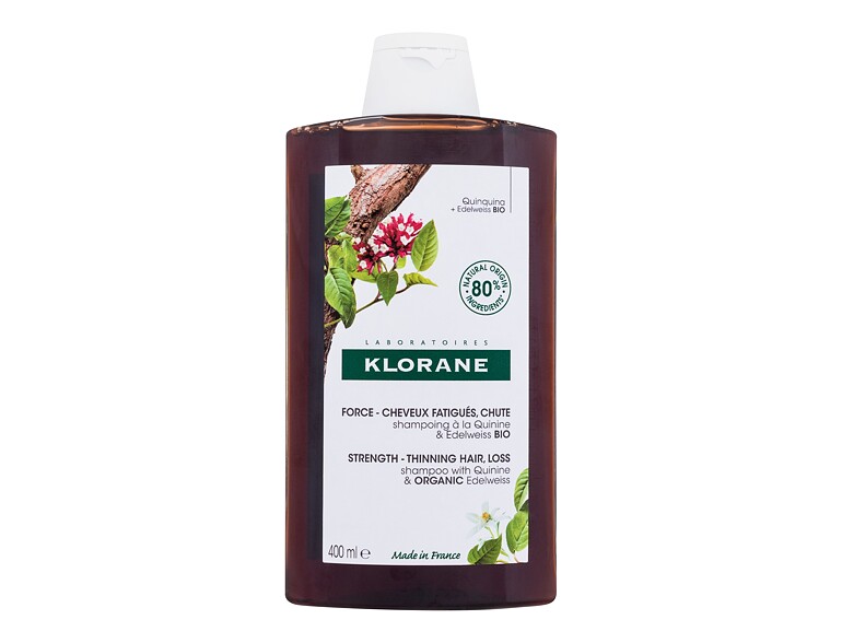 Shampoo Klorane Organic Quinine & Edelweiss Strength - Thinning Hair, Loss 400 ml