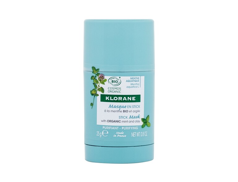 Gesichtsmaske Klorane Aquatic Mint Stick Mask 25 g
