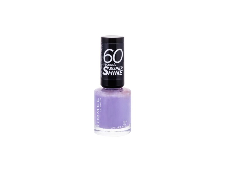 Vernis à ongles Rimmel London 60 Seconds By Rita Ora 8 ml 558 Go Wild-Er-Ness flacon endommagé