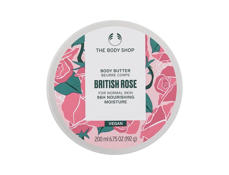 Burro per il corpo The Body Shop British Rose 200 ml