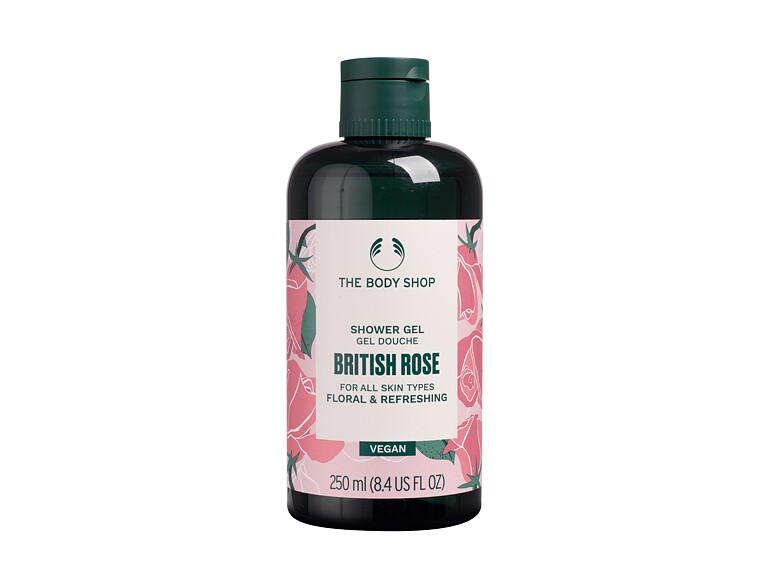 Doccia gel The Body Shop British Rose 250 ml