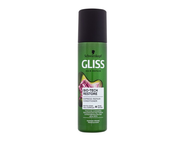 Conditioner Schwarzkopf Gliss Bio-Tech Restore Express-Repair-Conditioner 200 ml Beschädigtes Flakon
