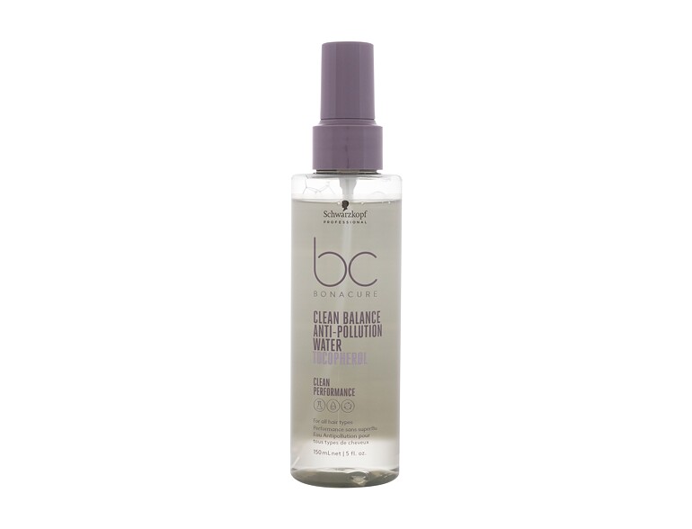 Pflege ohne Ausspülen Schwarzkopf Professional BC Bonacure Clean Balance Tocopherol Anti-Pollution Water 150 ml