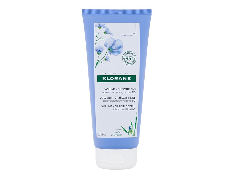  Après-shampooing Klorane Organic Flax Volume 200 ml