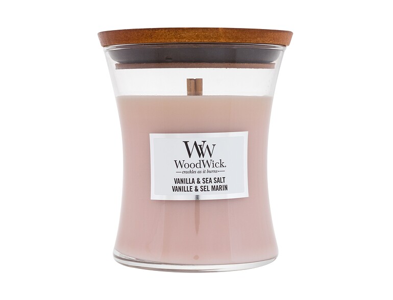 Bougie parfumée WoodWick Vanilla & Sea Salt 275 g