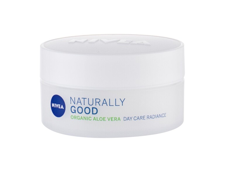 Crema giorno per il viso Nivea Naturally Good Aloe Vera 50 ml scatola danneggiata