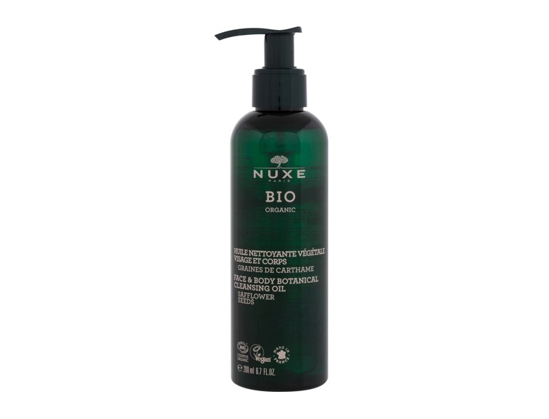 Olio gel doccia NUXE Bio Organic Botanical Cleansing Oil Face & Body 200 ml flacone danneggiato