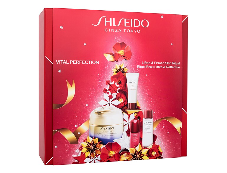 Crème de jour Shiseido Vital Perfection Lifted & Firmed Skin Ritual 50 ml Sets