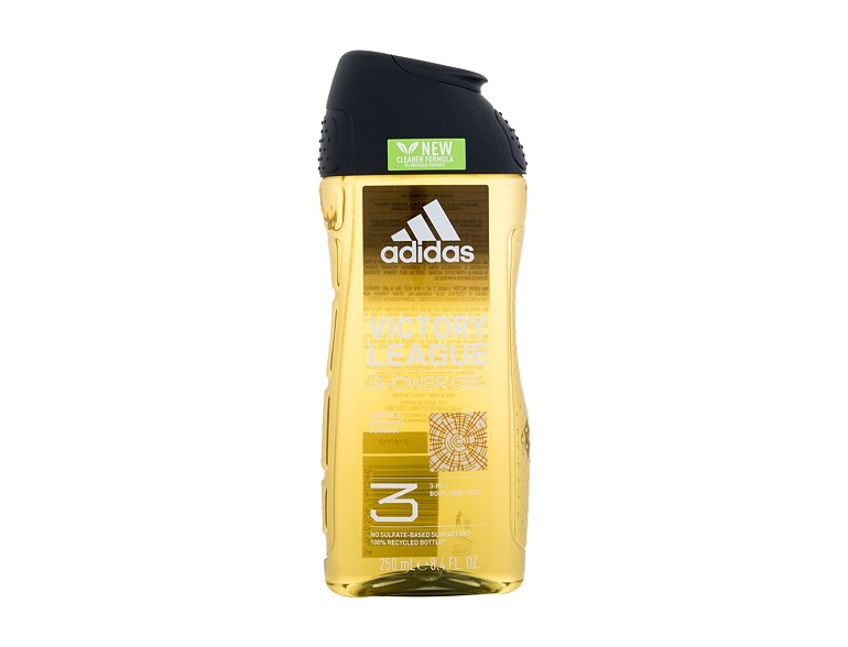 Gel douche Adidas Victory League Shower Gel 3-In-1 New Cleaner Formula 250 ml