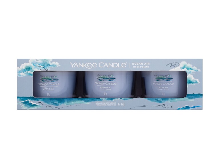 Duftkerze Yankee Candle Ocean Air 37 g Sets