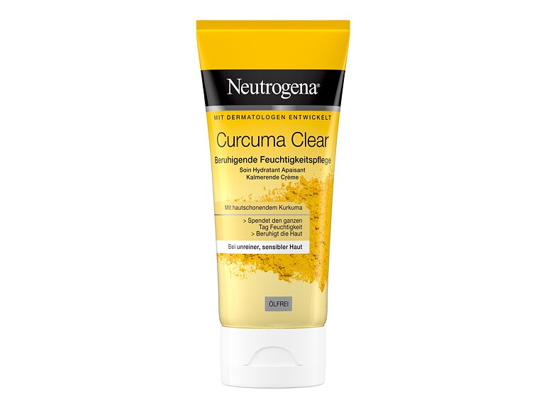 Crema giorno per il viso Neutrogena Curcuma Clear Moisturizing and Soothing Cream 75 ml