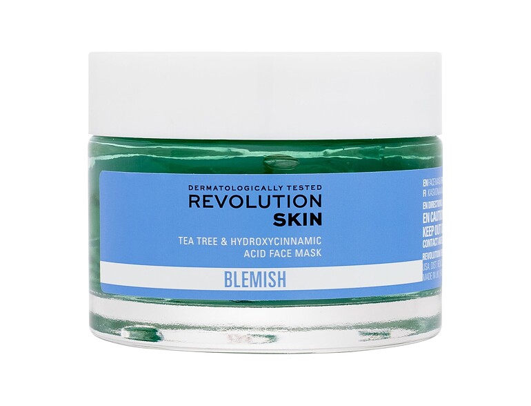 Gesichtsmaske Revolution Skincare Blemish Tea Tree & Hydroxycinnamic Acid Face Mask 50 ml
