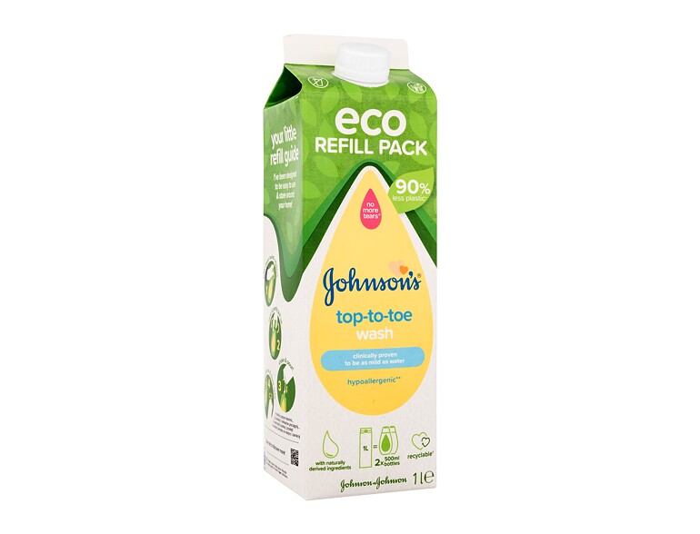 Duschgel Johnson´s Top-to-Toe Wash Nachfüllung 1000 ml Beschädigte Schachtel