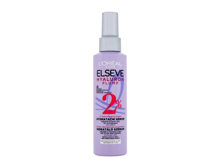 Haarserum L'Oréal Paris Elseve Hyaluron Plump Moisture Serum 150 ml Beschädigtes Flakon