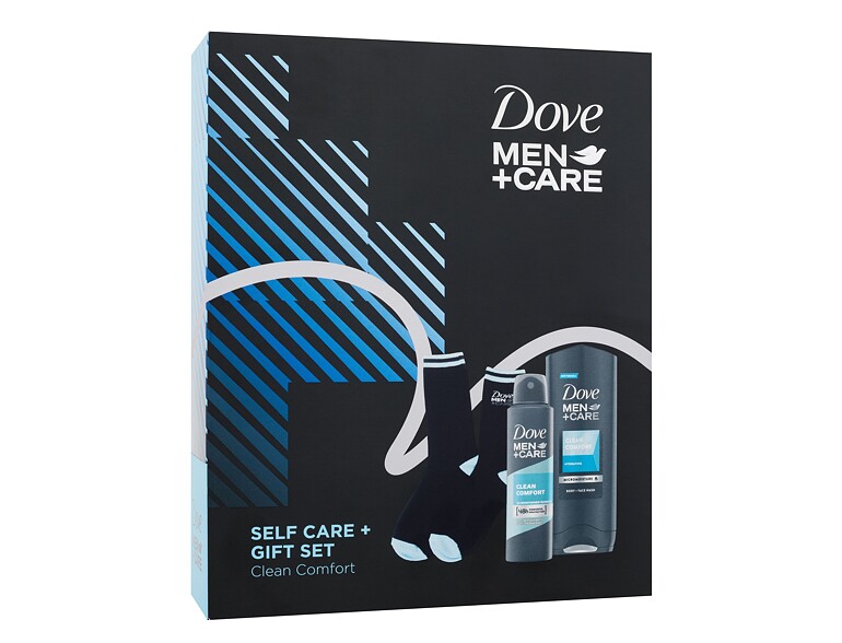Doccia gel Dove Men + Care Self Care Gift Set 250 ml scatola danneggiata Sets