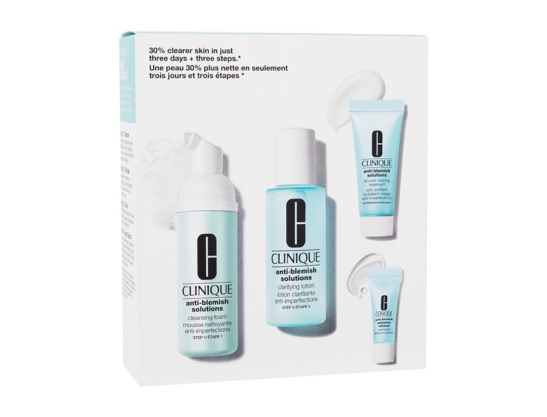 Reinigungswasser Clinique Anti-Blemish Solutions 60 ml Beschädigte Schachtel Sets