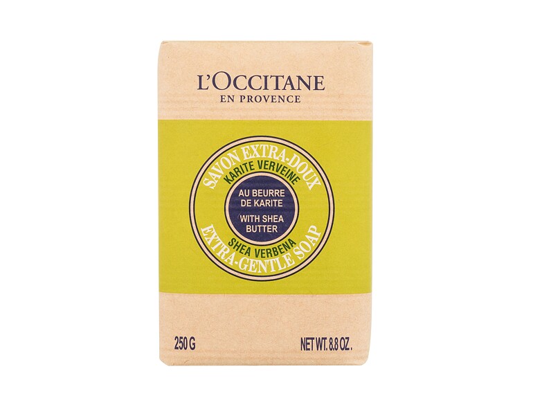 Seife L'Occitane Shea Butter Verbena Extra-Gentle Soap 250 g