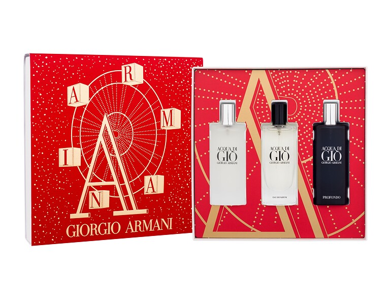 Eau de parfum Giorgio Armani Acqua di Giò Collection 15 ml boîte endommagée Sets