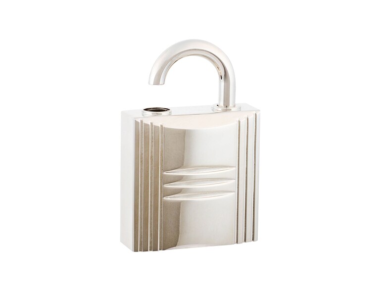 Nachfüllbarer Flakon Hermes Pure Perfume Lock Spray 7,5 ml Silver Beschädigtes Flakon