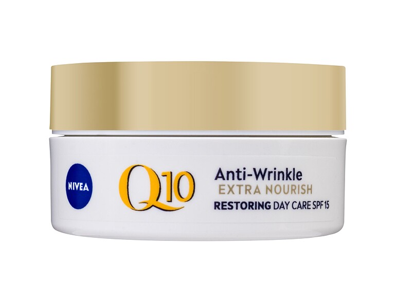 Tagescreme Nivea Q10 Power Anti-Wrinkle Extra Nourish SPF15 50 ml Beschädigte Schachtel