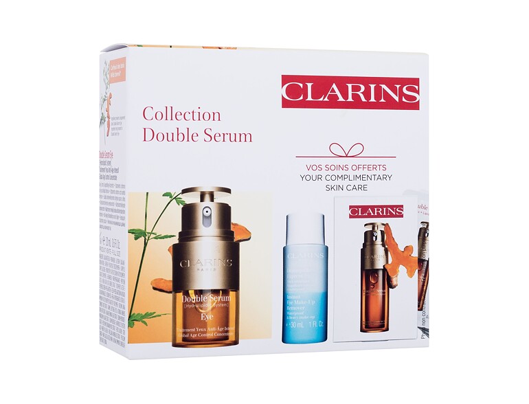 Augenserum Clarins Double Serum Collection 20 ml Beschädigte Schachtel Sets