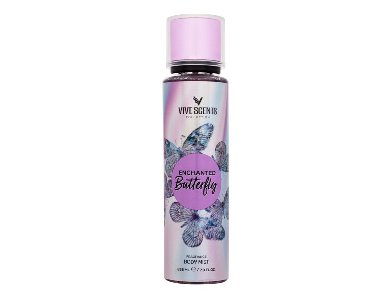 Körperspray Vive Scents Enchanted Butterfly 236 ml Beschädigtes Flakon
