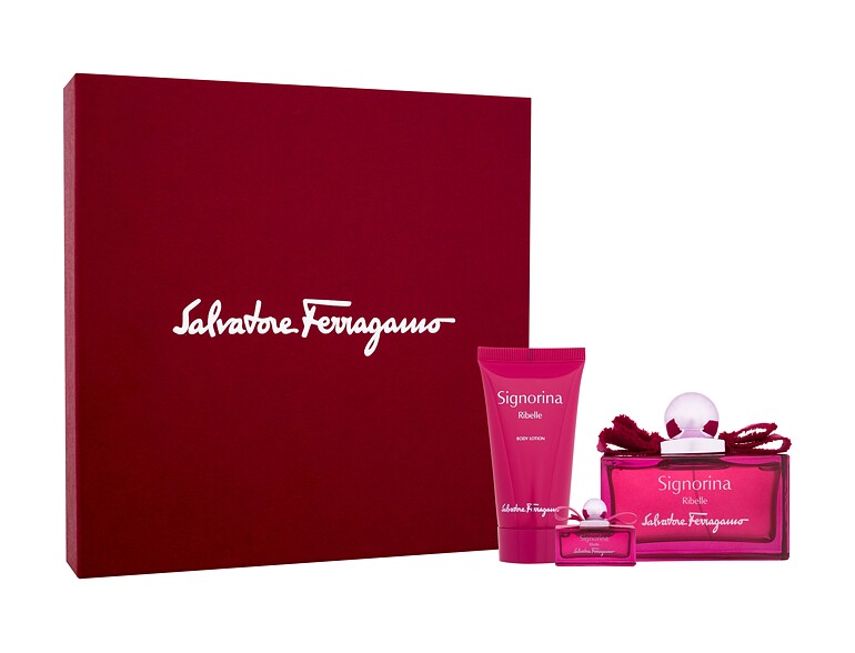 Eau de Parfum Ferragamo Signorina Ribelle 100 ml Beschädigte Schachtel Sets