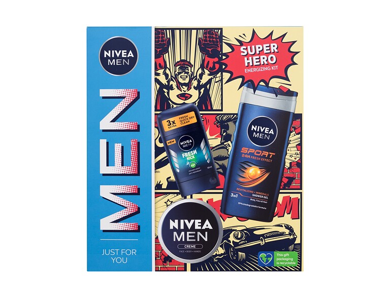 Duschgel Nivea Men Super Hero 250 ml Sets