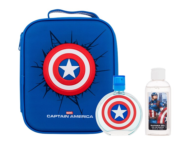 Eau de Toilette Marvel Captain America 100 ml Sets