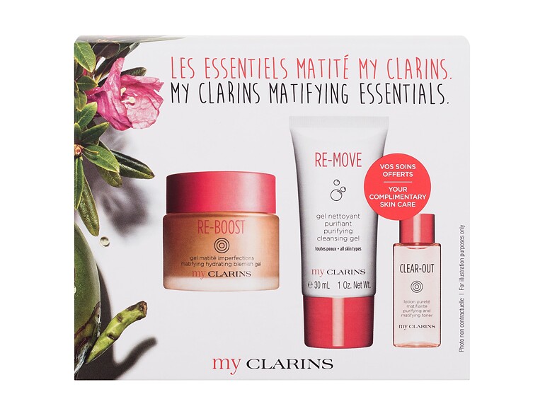 Gesichtsgel Clarins My Clarins Matifying Essentials 50 ml Sets