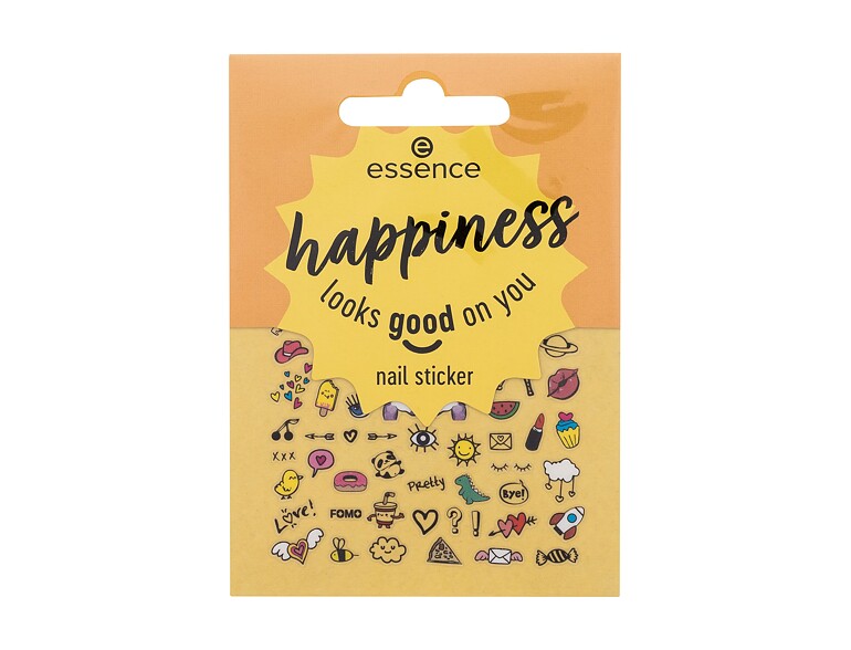 Nagelschmuck Essence Nail Stickers Happiness Looks Good On You 1 Packung