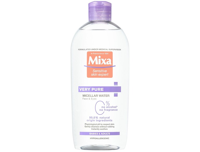 Eau micellaire Mixa Micellar Water Very Pure 400 ml