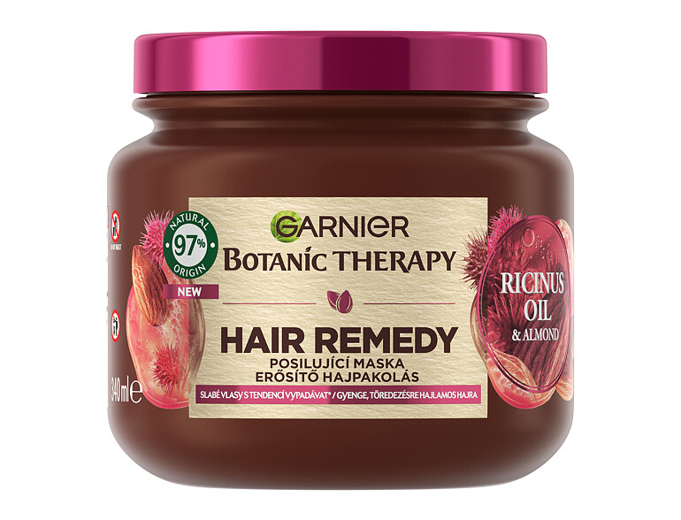 Masque cheveux Garnier Botanic Therapy Ricinus Oil & Almond Hair Remedy 340 ml