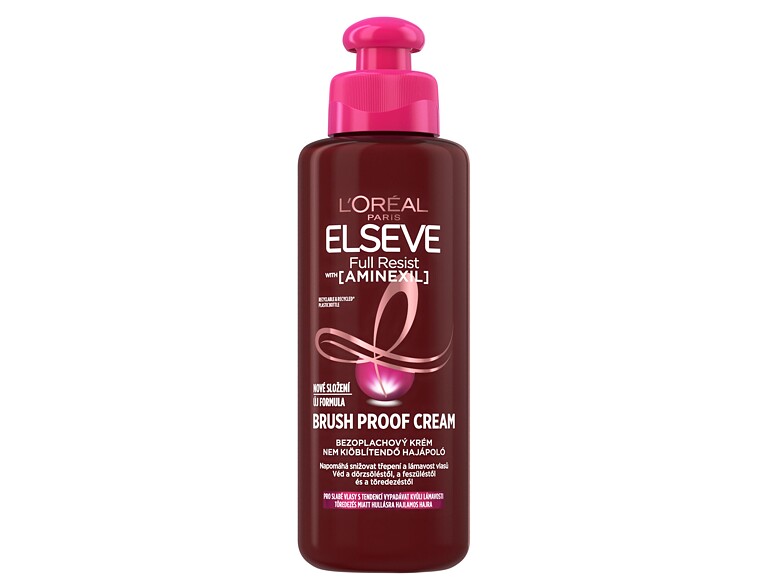 Spray curativo per i capelli L'Oréal Paris Elseve Full Resist Aminexil Brush Proof Cream 200 ml