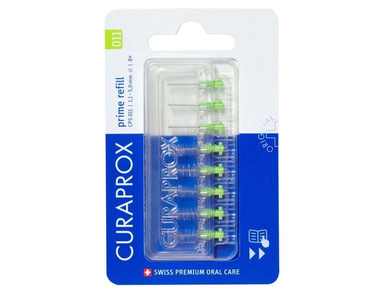 Zwischenraumzahnbürste Curaprox CPS 011 Prime Refill 1,1 - 5,0 mm 8 St.