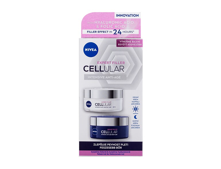 Tagescreme Nivea Cellular Expert Filler Duo 50 ml Beschädigte Schachtel Sets