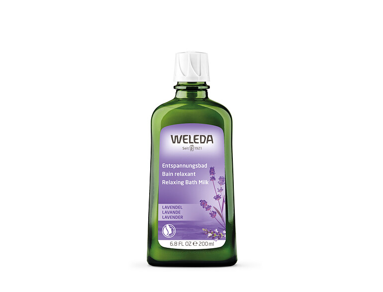 Olio da bagno Weleda Lavender Relaxing Bath Milk 200 ml