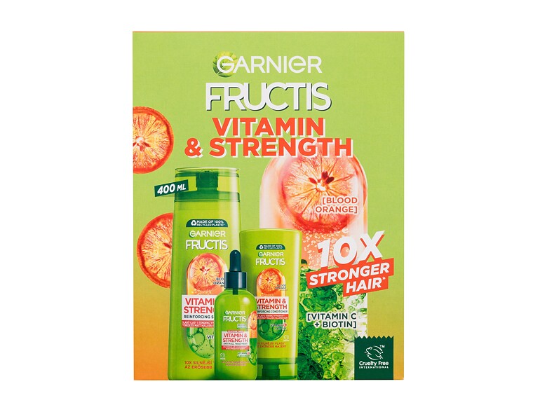 Shampooing Garnier Fructis Vitamin & Strength 400 ml boîte endommagée Sets