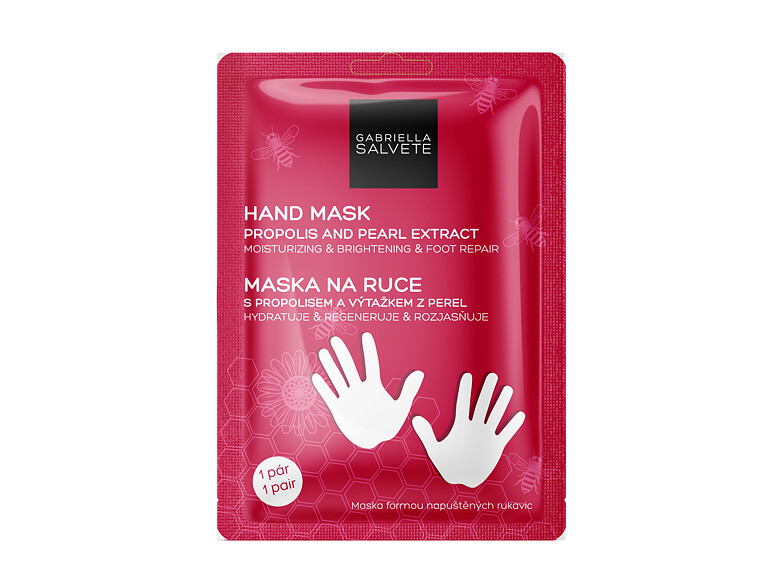 Feuchtigkeitsspendende Handschuhe Gabriella Salvete Hand Mask Propolis And Pearl Extract 1 St.
