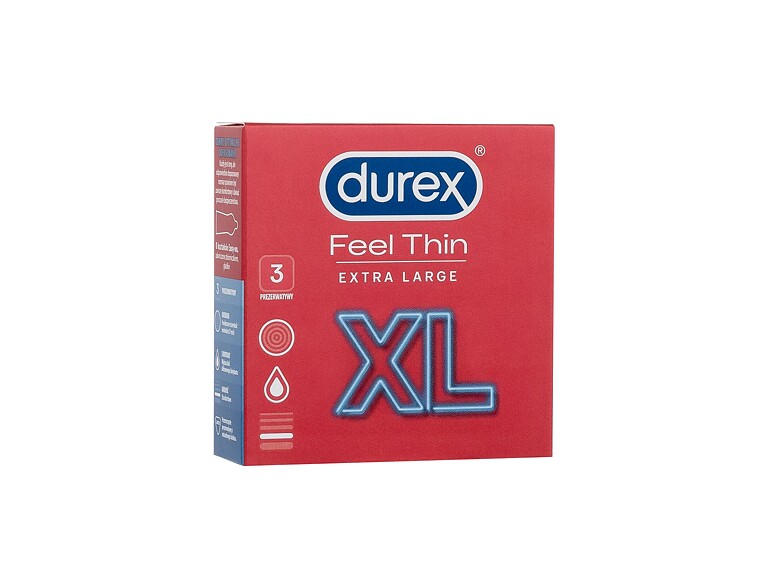 Kondom Durex Feel Thin XL 3 St.
