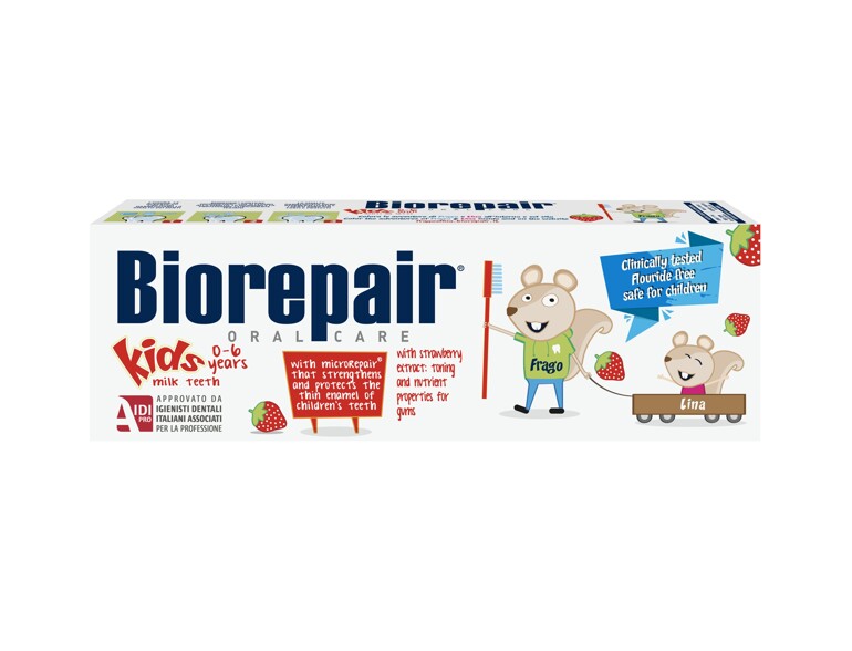 Dentifrice Biorepair Kids 0-6 Strawberry 50 ml