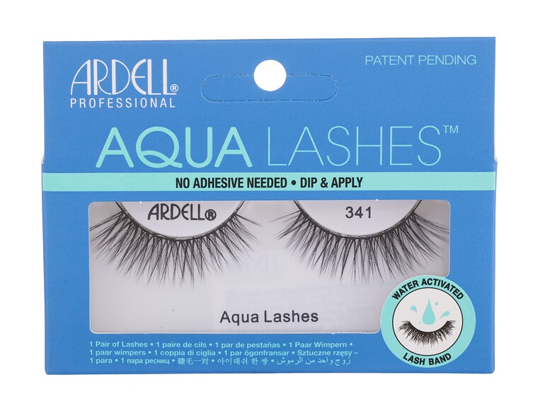 Falsche Wimpern Ardell Aqua Lashes 341 1 St. Black Beschädigte Schachtel