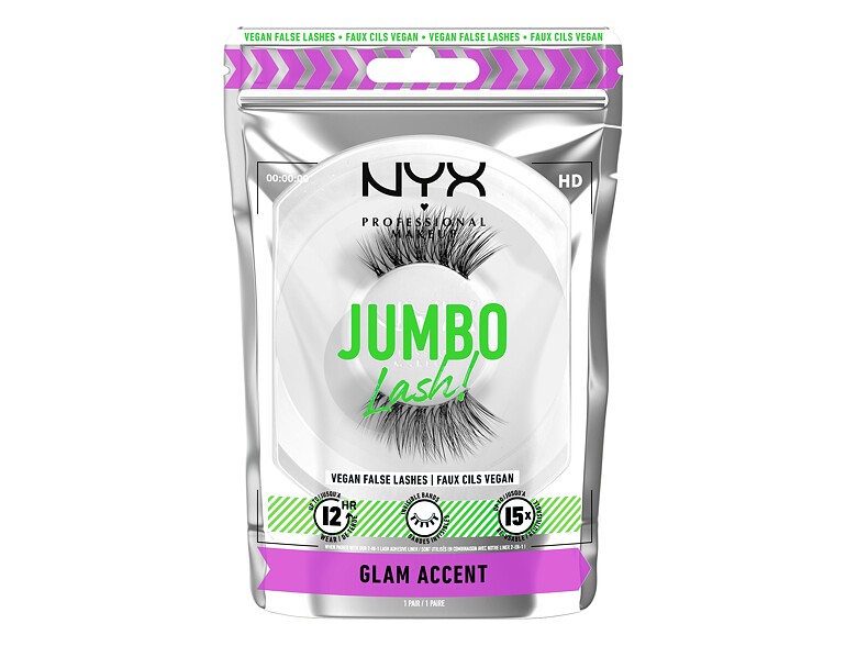 Falsche Wimpern NYX Professional Makeup Jumbo Lash! Glam Accent 1 St.