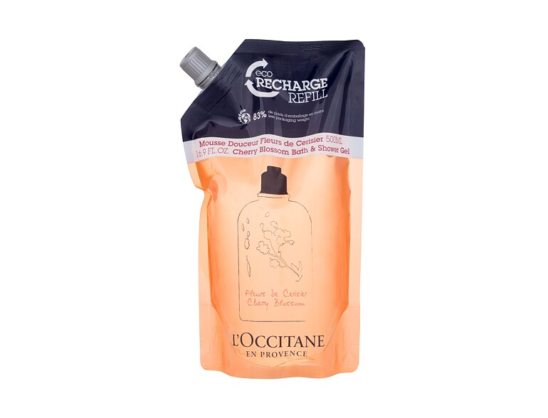 Duschgel L'Occitane Cherry Blossom Nachfüllung 500 ml