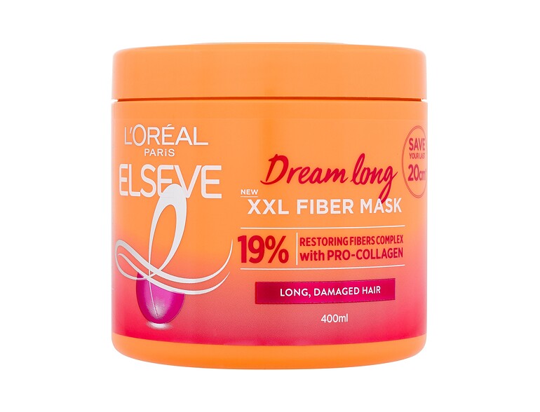 Haarmaske L'Oréal Paris Elseve Dream Long XXL Fiber Mask 400 ml