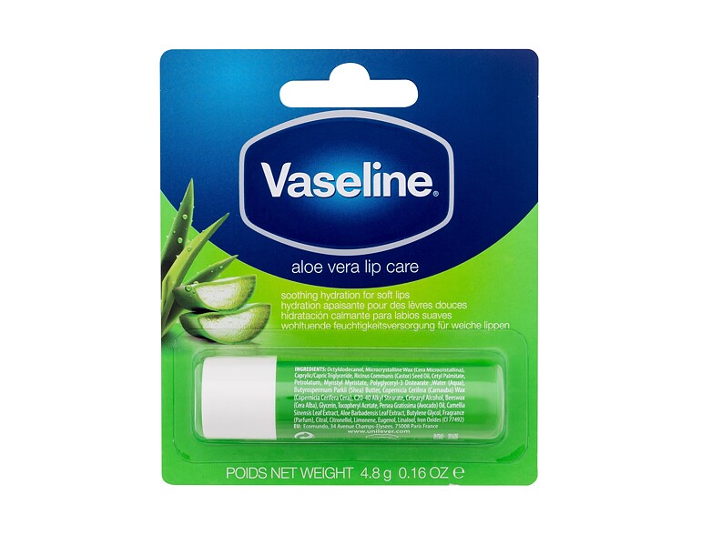 Lippenbalsam Vaseline Aloe Vera Lip Care 4,8 g Beschädigte Verpackung