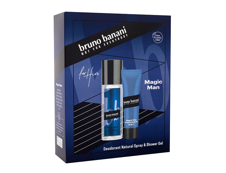 Déodorant Bruno Banani Magic Man 75 ml boîte endommagée Sets