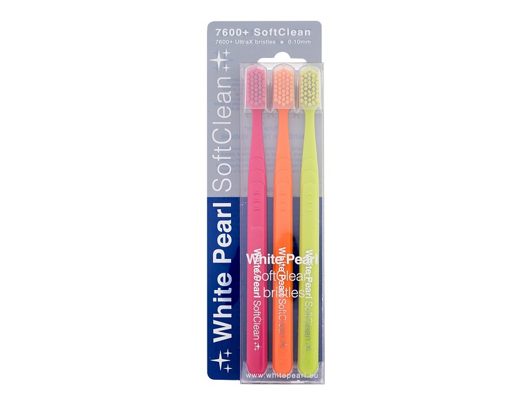 Zahnbürste White Pearl SoftClean 7600+ Toothbrush 3 St. Beschädigte Verpackung