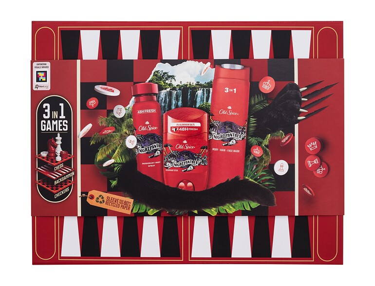 Deodorant Old Spice Nightpanther 50 ml Beschädigte Schachtel Sets